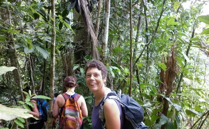 Napo Province primary rainforest guided tour with a local