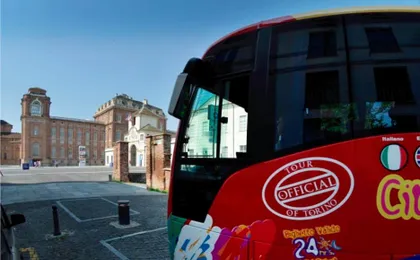 Venaria Reale with Turin Hop-On Hop-Off City Sightseeing® Bus Tickets