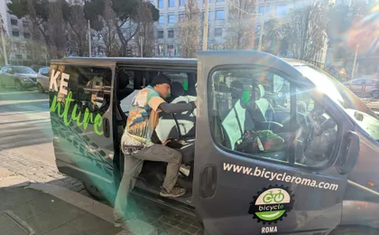 Orvieto and Civita E-Bike tour with private transfer from Rome