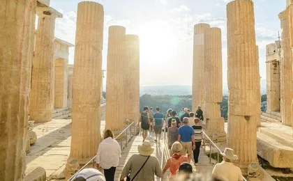 Athens guided tour with lunch and skip-the-line ticket to Acropolis, and museum