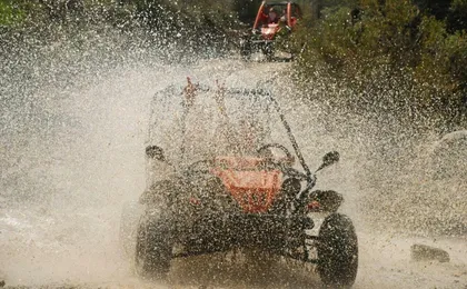 Buggy safari and rafting experience in Beşkonan Köprülü Canyon