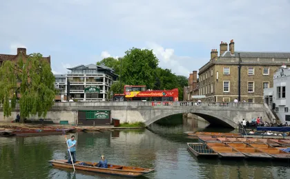 City Sightseeing hop-on hop-off bus tour of Cambridge