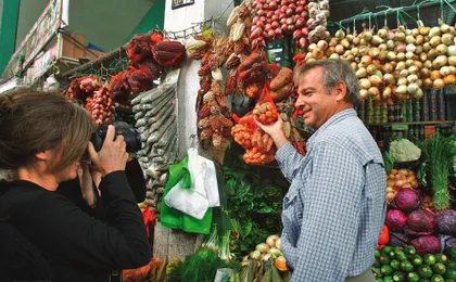 Lima local market, Chinatown and Cordano bar private tour