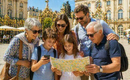 Nancy city outdoor mystery game in the historic centre