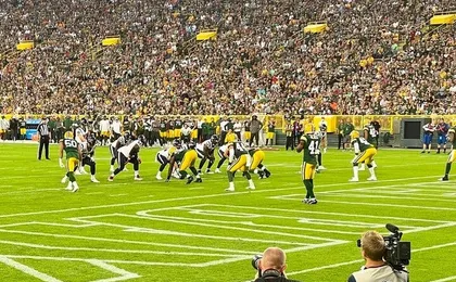 Green Bay Packers Football Game at Lambeau Field