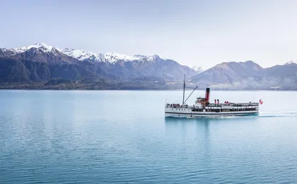 TSS Earnslaw cruise and Walter Peak farm tour