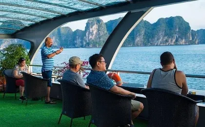 Halong Bay Deluxe Day Tour with Alova Premium Cruise All Included