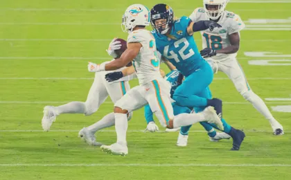 Miami Dolphins football game ticket at Hard Rock Stadium