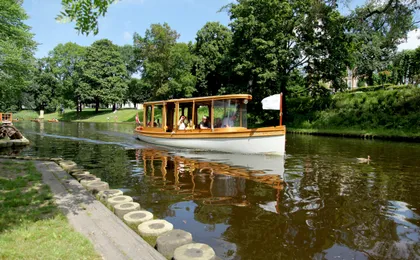 Riga by canal sightseeing boat tour