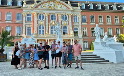 Guided tour with wine tasting in Trier's historic centre in English