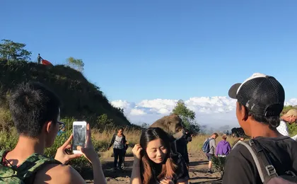Private Mount Batur sunrise trekking and Batur natural hot spring