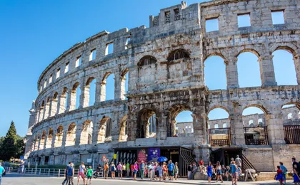 Ancient Istria tour from Poreč including Rovinj, Pula and lunch in Gržini