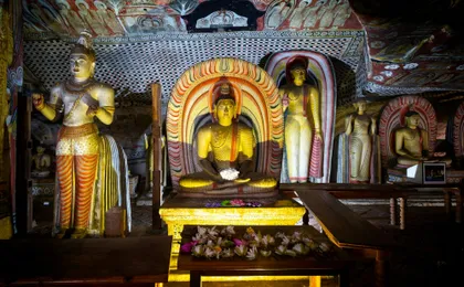 Sigiriya Lion Rock and Dambulla Cave Temple tour in Sri Lanka