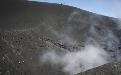 Etna upper craters guided excursion from Taormina