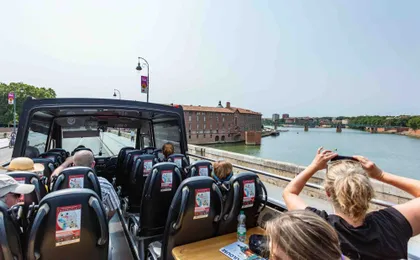 Citytour of Toulouse in panoramic minibus