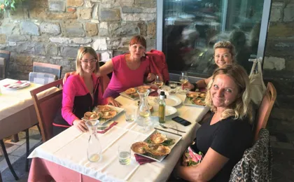 Guided coastal tour of Piran with local seafood specialities tasting