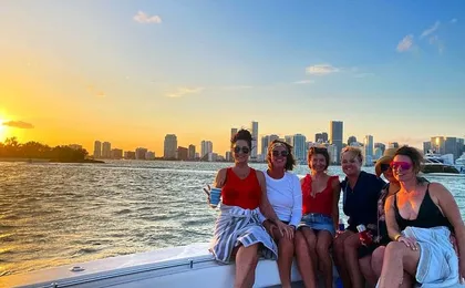 Half day private boat charter with captain in Miami