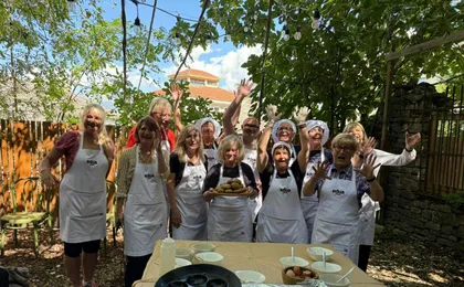Traditional cooking class in Gjirokaster's Old Bazaar
