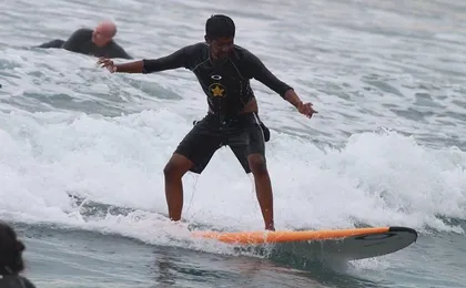 Surfing in Unawatuna