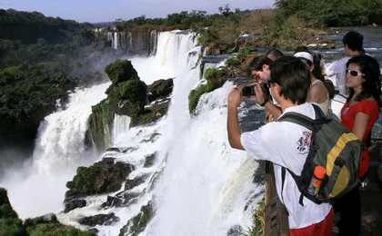 Iguassu waterfalls and visit to Itaipu Dam with airport roundtrip transfer