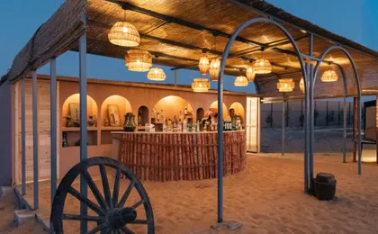 Dune dinner safari at Bassata Camp from Ajman