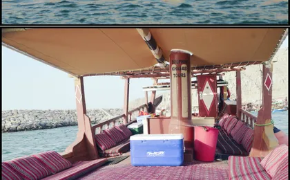 Fjords of Musandam dhow cruise half-day with drinks and fruit