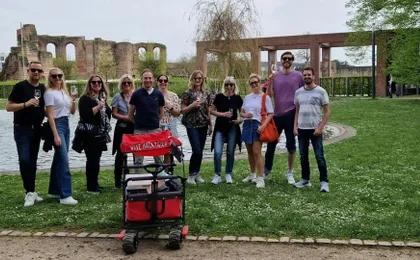 Guided tour with wine tasting in Trier's historic centre in German