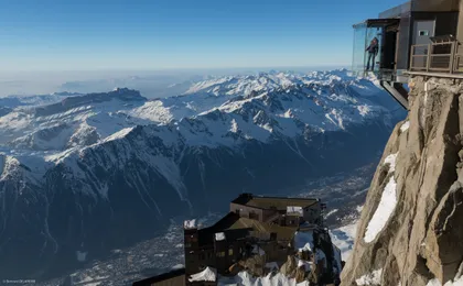 Geneva to Chamonix bus transfer with cable car and mountain train