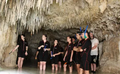 Snorkelling with turtles and cenote swim in Riviera Maya