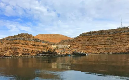Full-day Dhow cruise between the Musandam Fjords
