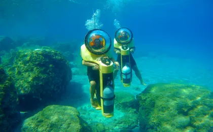 Cyprus underwater walking or scooter small-group tour