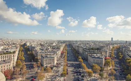 Entrance tickets to the Arc de Triomphe's rooftop