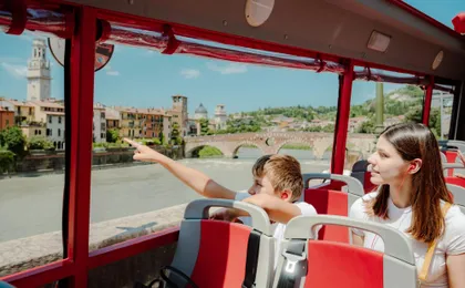 Verona hop-on hop-off bus 24 or 48-hour tickets