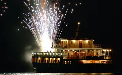 Paphos dinner and fireworks cruise