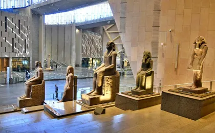 Grand Egyptian Museum and Giza Pyramids by plane from Sharm