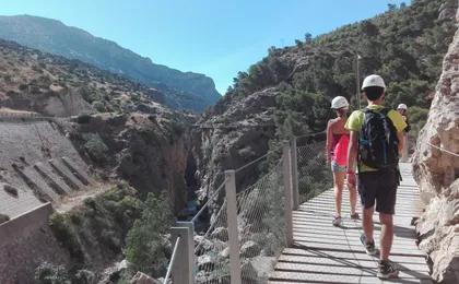 Caminito del Rey guided tour with shuttle bus from El Chorro