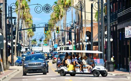 Guided Tampa Sightseeing Tour in a Deluxe Street Legal Golf Cart