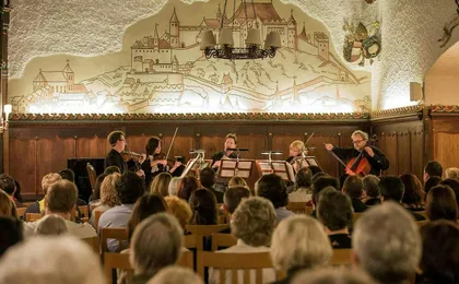 Dinner and Best of Mozart concert at historic fortress in Salzburg