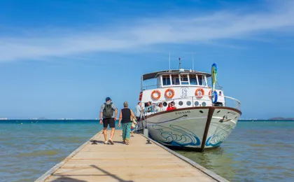 Cruise to Mar Menor's volcanic islands from Los Alcazares