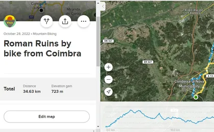 Bike tour to Conimbriga Roman Ruins from Coimbra