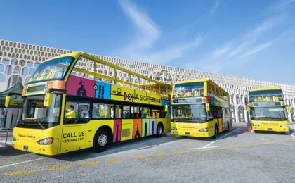 24-hour hop-on-hop-off Doha bus tour