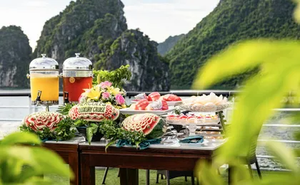 Ha Long Bay Luxury Day Cruise with Buffet Lunch From Hanoi