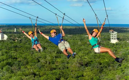 Xplor with rafting and zip-lining