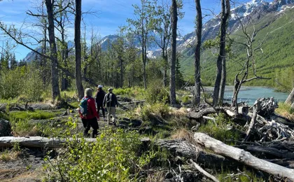 Chugach State Park summer valley and forest hike