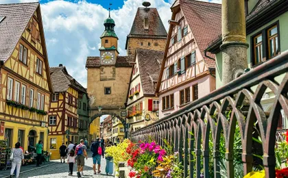 Romantic Road day trip with wine tasting from Würzburg