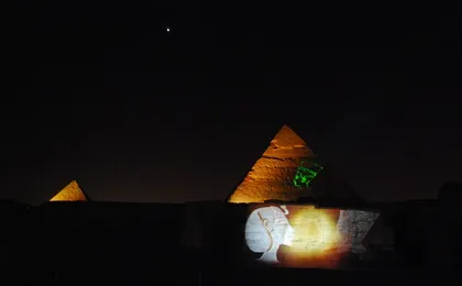 SOUND AND LIGHT SHOW AT THE PYRAMIDS