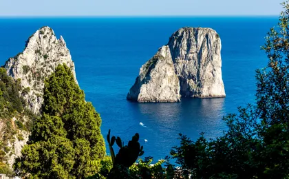Capri and Anacapri from Amalfi Coast