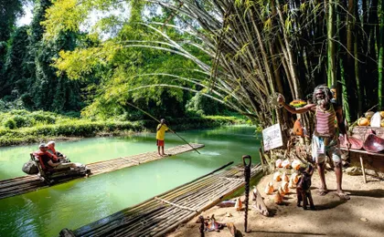 Martha Brae rafting and Luminous Lagoon tour with dinner