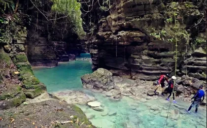 Full-day Badian canyoneering adventure