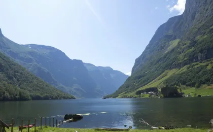 Guided sea kayak experience in the Nærøyfjord